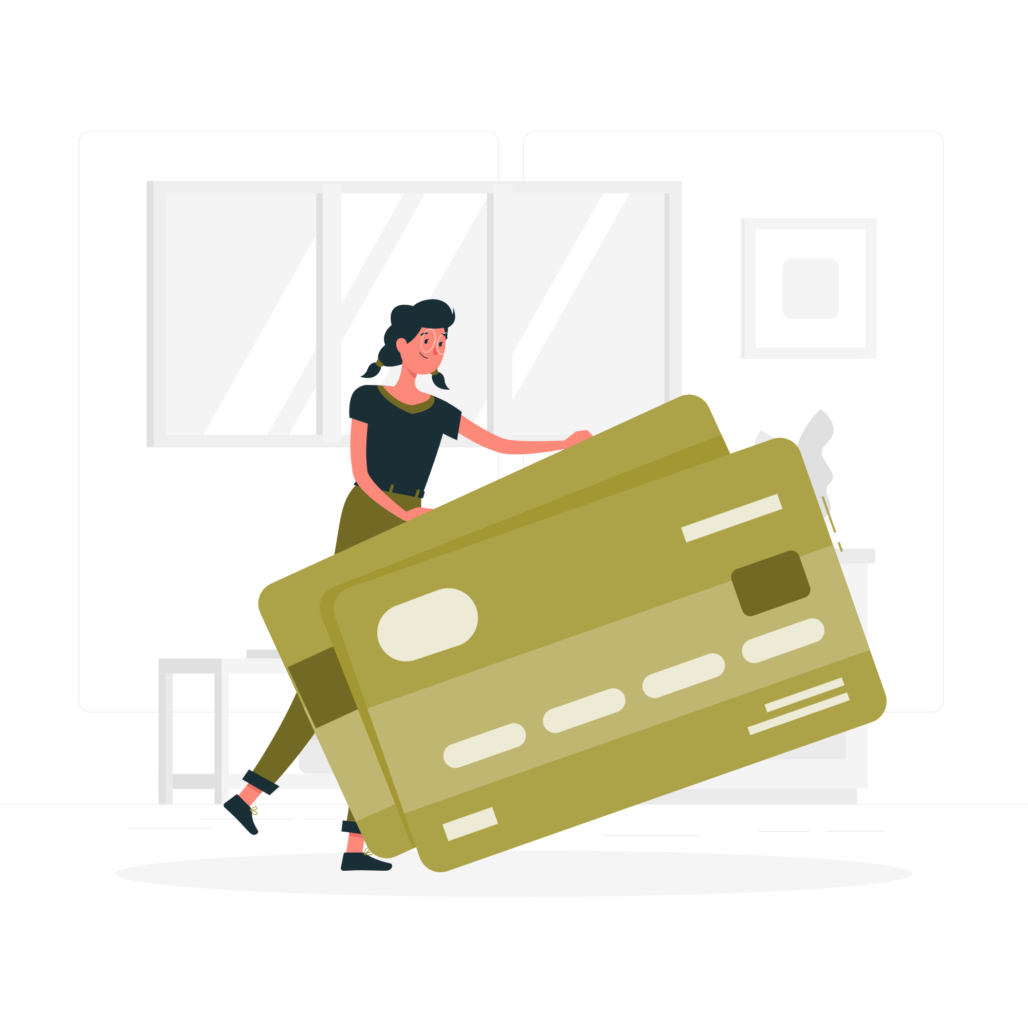 Plain credit card-rafiki